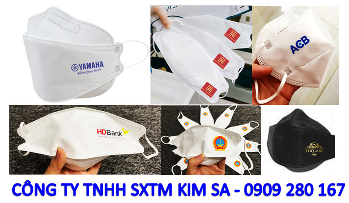 IN LOGO LÊN KHẨU TRANG N95