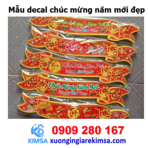 Tem decal chúc mừng năm mới