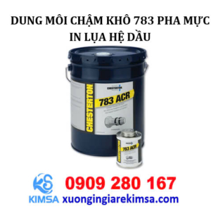 Dung môi chậm khô 783 pha mực in lụa hệ dầu