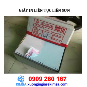 Giấy in liên tục Liên Sơn