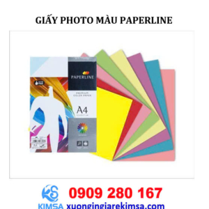 Giấy photo màu Paperline