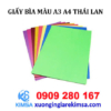Giấy bìa màu A3, A4 Thái Lan - Hình ảnh 2