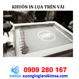 Khuôn in lụa trên vải