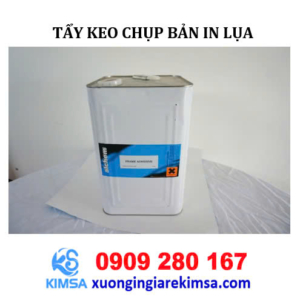 Tẩy keo chụp bản in lụa