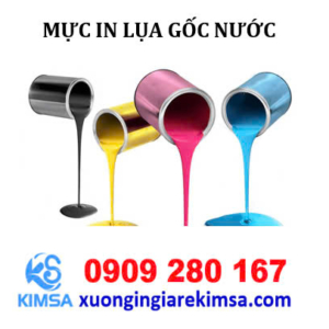 Mực in lụa gốc nước