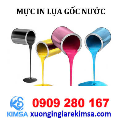 Mực in lụa gốc nước