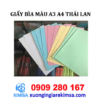 Giấy bìa màu A3, A4 Thái Lan - Hình ảnh 4